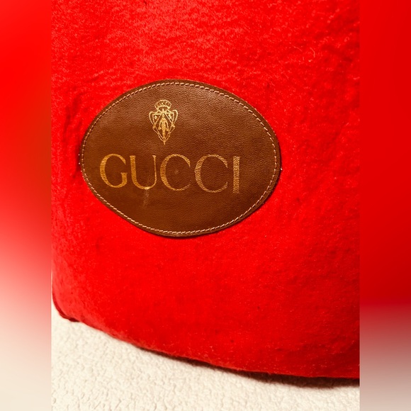 Gucci Vintage 1970’s Felt Shopper Tote Bag - Picture 3 of 15